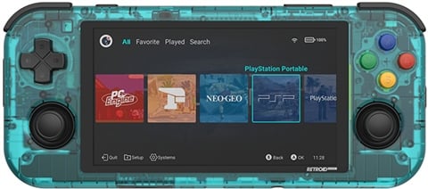 RETROID pocket 3プラス ClearBlue グリップとケース付き RETROID pocket 3プラス ClearBlue グリップとケース付き